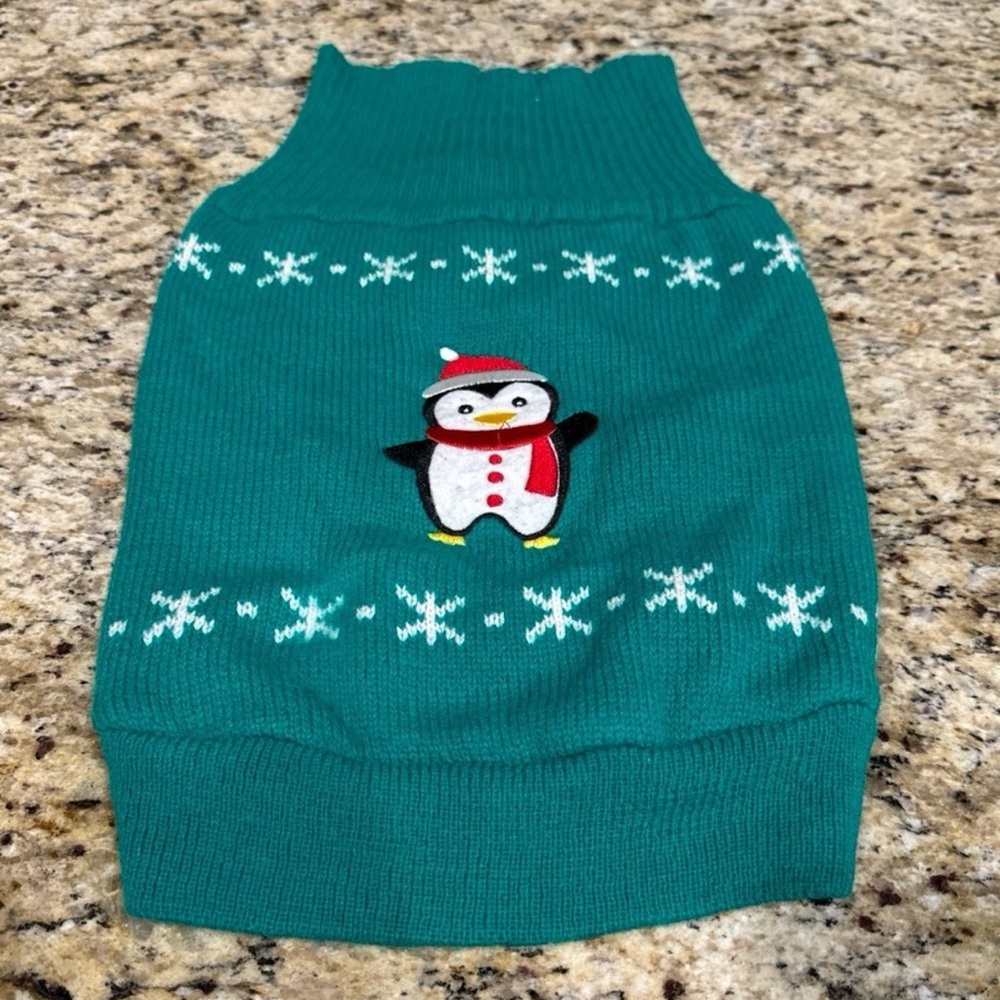 Christmas Penguin Holiday Dog Ugly Sweater